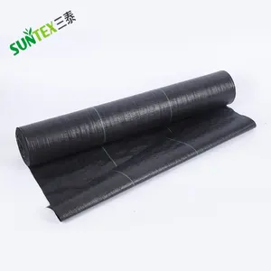 Geotextile 90gsm Woven Fabric PP Material with Uv Agricultural Ground Cover weed control mat