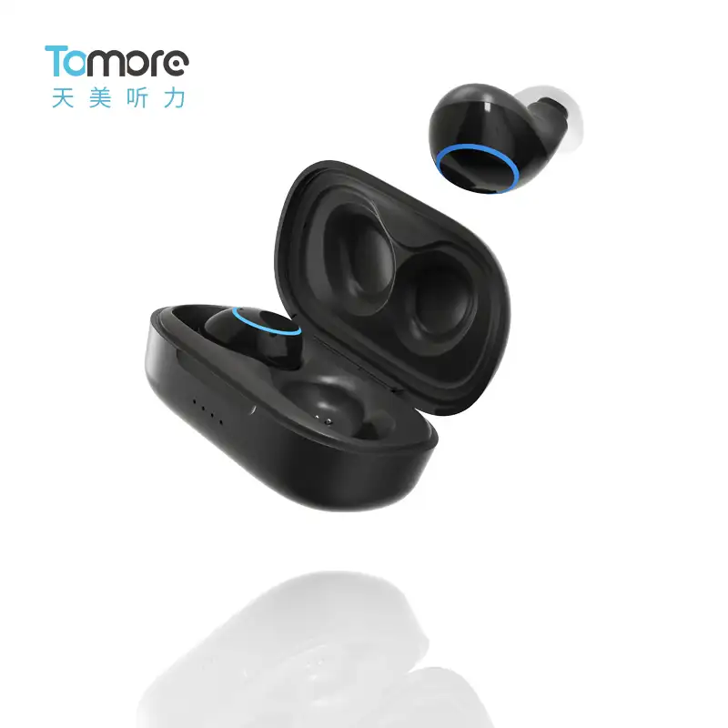 उच्च गुणवत्ता बहरे-सहायता सस्ती व्यक्तिगत डिजिटल ओटीसी सुनवाई एड्स ऑनलाइन दुकान चीन Tomore हियरिंग एड निर्माता में किए गए