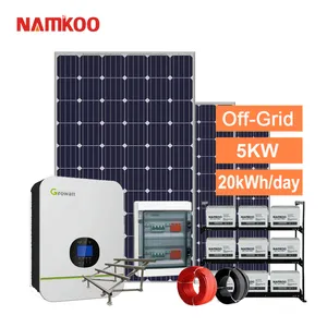 最高效的工业用途10KW离网照明面板套件节能太阳能面板