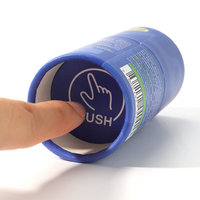 Tube en carton push-up pour baume à lèvres, rouge à lèvres, déodorant, kraft biodégradable, écologique, vente en gros d'usine, impression de logo personnalisée
