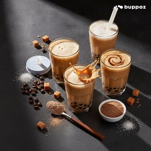 Poudre de café instantané 1kg, certifiée Halal HACCP, pour les magasins de bubble tea et de milk tea, directement de l'usine, saveur personnalisée - Product Image 6