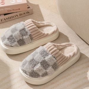 2025 New Arrival Cozy Winter Indoor Home Children Men's Thick Bottom Home <b>Slippers</b> for Women - Product Image 5