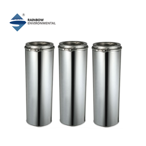 Kit de <span class=keywords><strong>cheminée</strong></span> arc-en-ciel de 6 pouces en acier inoxydable à <span class=keywords><strong>double</strong></span> <span class=keywords><strong>paroi</strong></span> isolée, complet pour poêle à bois, garantie de 5 ans - Product Image 2