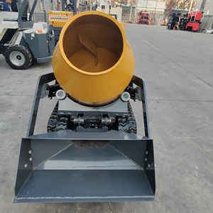 Bánh xích loại Dumper loader tự tải trộn bê tông mini xi măng trộn Máy trộn bê tông vận chuyển - Product Image 5