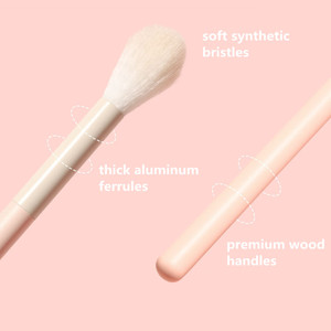 Lilywild, logotipo personalizado, rosa fuerte, sombra de <span class=keywords><strong>ojos</strong></span> precisa, <span class=keywords><strong>brocha</strong></span> de maquillaje, sombra de <span class=keywords><strong>ojos</strong></span> vegana, brochas de <span class=keywords><strong>ojos</strong></span> detalladas individuales, mezcla para <span class=keywords><strong>ojos</strong></span> - Product Image 5