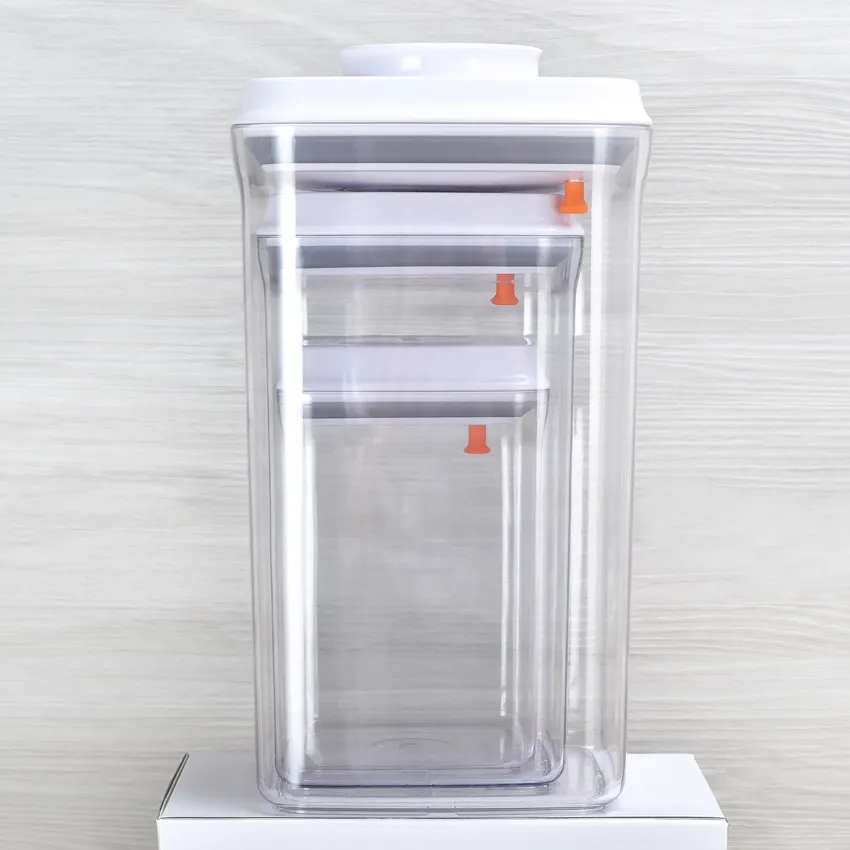 Plastic Airtight Transparent Container Set Plastic Food Container Storage