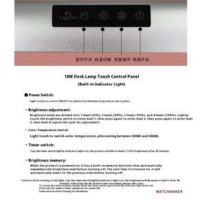 Đèn bàn BIAO JIANG: Đèn bàn không nhấp nháy, quang phổ đầy đủ, thân thiện với mắt - Product Image 5