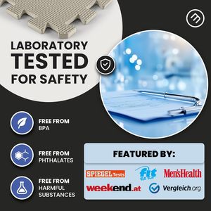 Ensemble de <span class=keywords><strong>tapis</strong></span> de gym emboîtables en EVA CA de 18 pièces (12,6x12,6x0,4 po) - Revêtement de sol protecteur antichoc et antidérapant pour la maison - Product Image 5