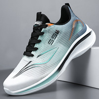 Baskets décontractées pour hommes grandes tailles, tendance transfrontalière, polyvalentes, rayées, respirantes, à lacets, confortables pour l'été, en PVC