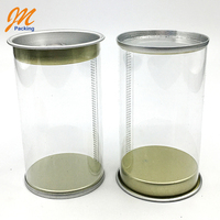 Transparent en plastique chocolat d'emballage de cylindre