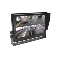 Monitor Dashboard Mobil SeemeTech 4CH 10.1 inci IPS TFT LCD Full HD Quad Split dengan GPS, Kamera 4G, Koneksi USB, Garansi 1 Tahun