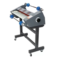 Laminateur électrique de petite taille LF650S, machine à plastifier automatique pour papier et film, plastification à chaud/à froid, vitesse de 1,6 m/min, AC110V-240V