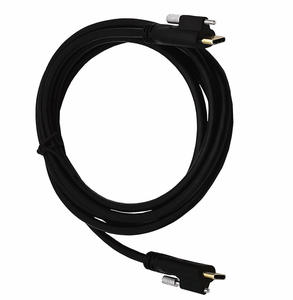 <span class=keywords><strong>USB</strong></span> C di tipo C-C di tipo-C di ricarica rapida 2m cavo dati a vite singola intrecciata schermatura per dispositivi mobili macchine fotografiche scrivanie computer - Product Image 4