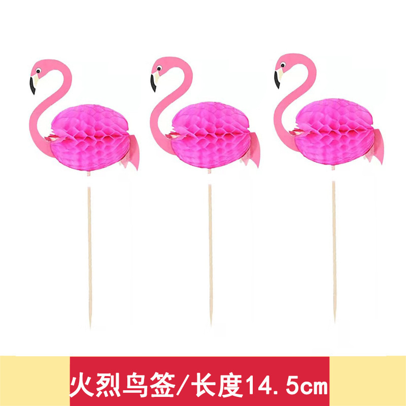 Flamingo Sign 10 pieces/pack