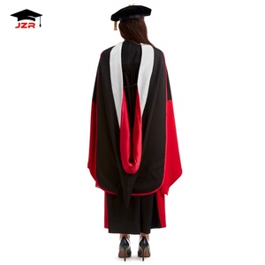 Venta al por mayor Deluxe Stanford Complete Doctoral Regalia Set con bata capucha y gorra <span class=keywords><strong>de</strong></span> ocho lados Tam con borla - Product Image 3