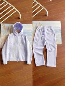 Conjunto Deportivo de Dos Piezas, Cortavientos, Transpirable, Tallas Grandes, Informal, de Forro Polar para Otoño, Color, Talla y Logotipo Personalizables, Pedidos al Por Mayor OEM/ODM - Product Image 3