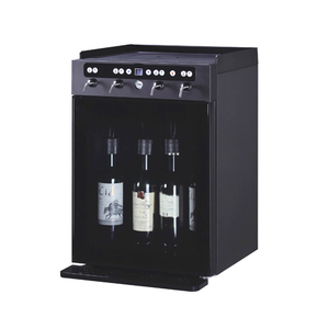 Enfriador de Vino y Bebidas de Acero Inoxidable de Grado Comercial con Logotipo Personalizado, con 4 Grifos, Dispensador de Vino Automático, Alimentado por Enchufe - Product Image 1