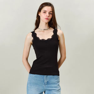 Gilet di qualità Premium canotta da <span class=keywords><strong>donna</strong></span> personalizzata per palestra Fitness canotta stile Casual colore e dimensioni personalizzate all'ingrosso canotta in cotone - Product Image 2