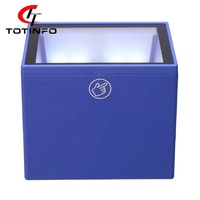 TOTINFO Lecteur de codes-barres QR de bureau avec interface USB en stock pour les systèmes de caisse des magasins de proximité et de vente au détail DCS10