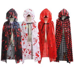 Cape de sorcière sanglante pour Halloween HP, costume de cosplay pour adultes unisexe, robe à capuche gothique à motif toile d'araignée, polyester, TV & cinéma - Product Image 1