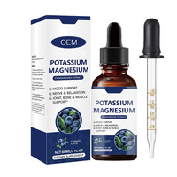 Gouttes liquides OEM Stress Comfort avec glycinate de magnésium, bromélaïne, teinture de vitamines pour adultes