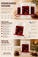 Sachets de masque facial hydratant personnalisés en gros, surface métallique haut de gamme, sac cosmétique pour shampoing et lotion (anti-moisissures)