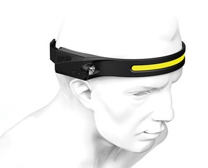 <strong>2026</strong> LED Sensor Flashlight USB Rechargeable Head Lamp Waterproof Head Light COB <strong>Headlamp</strong> Outdoor Night Running Headlight - Product Image 1