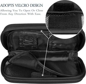 Sacs isothermes pour <span class=keywords><strong>insuline</strong></span> pour diabétiques, sac de refroidissement isolé pour organiser les médicaments avec 2 blocs de glace, noir - Product Image 5