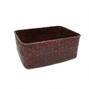 Aufbewahrungskorb aus Weide für Decken, 40L, groß, faltbar, Wäschekorb mit Griffen, Rattan, für Kinderzimmer, Baumwollseil, für Zuhause - Product Image 5