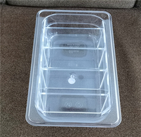 Plateaux à sucettes glacées en acrylique transparent pour présentoir à glaces