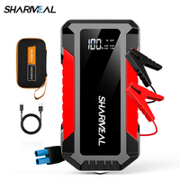 SHARMEAL OEM&ODM Démarreur de Batterie de Voiture 6000mAh, Power Bank 12V Portable, Démarreur d'Urgence pour Voiture