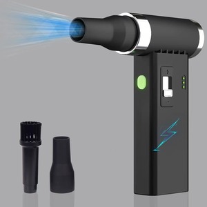 Souffleur et aspirateur portable 2-en-1, 110K tr/min, double batterie 4000 mAh pour souffler la poussière extérieure, gonfler et nettoyer la voiture - Product Image 1