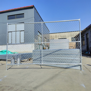 6x12 di động sắt mạ kẽm tạm thời xây dựng Chuỗi liên kết hàng rào tấm - Product Image 3