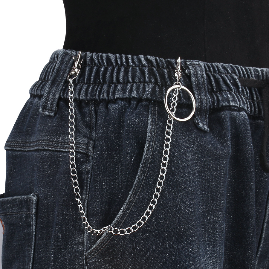 โซ่กางเกงแบบชั้นเดียวทรงกลม