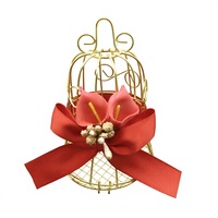Personnalisable Fer Cloche Cage À Oiseaux Fer Blanc Boîte De Bonbons De Mariage Élégant Emballage En Métal par Xilai Nouveau Chocolat Boîte Personnalisée