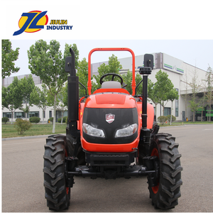 Kualitas tinggi Cina tugas berat 50HP 55HP 2WD 4WD 12F + 12R shuttle roda traktor dengan depan dozer pisau oleh JIULIN - Product Image 4