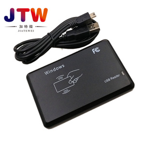 เครื่องอ่านบัตร RFID JTW 13.56MHz ISO 14443A USB สำหรับระบบควบคุมการเข้าออกด้วยบัตร MIFARE สำหรับ Windows - Product Image 1