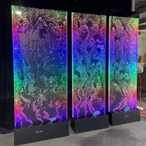 Fontaine à bulles LED en acrylique de haute qualité personnalisée pour la décoration de la maison et de l'hôtel - Product Image 6