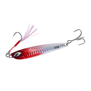 NOEBY 60g <span class=keywords><strong>Sardine</strong></span> Slide Jig Leurre de pêche en métal longue distance avec crochet Jig Leurres d'eau salée en métal - Product Image 5