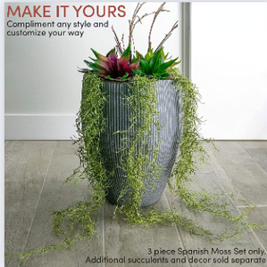 Plantas colgantes de <span class=keywords><strong>musgo</strong></span> Artificial, <span class=keywords><strong>musgo</strong></span> Artificial de imitación, <span class=keywords><strong>musgo</strong></span> realista <span class=keywords><strong>español</strong></span>, para decoración de vides, terrario - Product Image 4