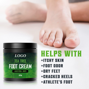 AiXin Marque privée Crème pour les <span class=keywords><strong>pieds</strong></span> <span class=keywords><strong>Anti</strong></span> <span class=keywords><strong>Fongique</strong></span> <span class=keywords><strong>Anti</strong></span> Crack Apaise les peaux mortes Crème hydratante pour les <span class=keywords><strong>pieds</strong></span> à l'arbre à thé - Product Image 4
