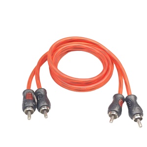 โรงงานผลิตสาย RCA แบบตัวผู้ต่อตัวผู้ 2RCA สำหรับเชื่อมต่อเสียงในทีวีและเครื่องขยายเสียงในรถยนต์ - Product Image 1