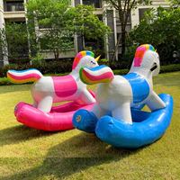 Jouets gonflables cheval à bascule sport de plein air jeux d'équitation sauter l'eau paly poney gonflable jouet animal à bascule