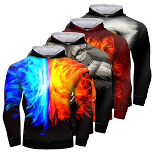 Sudadera con Capucha de Superhéroe con Estampado 3D para Hombre, para Gimnasio y Deportes - Product Image 1