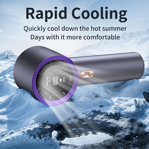 Portable Handheld Fan with 5 Adjustable Speeds, High-Speed Airflow Beating the <b>Heat</b> Summer - Product Image 2