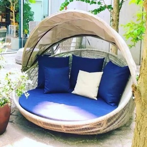 Lit de Jardin Moderne de Luxe Personnalisé de Haute Qualité pour Piscine Extérieure, en Aluminium Durable et Imperméable, pour Patio et Cabane de Plage - Product Image 5