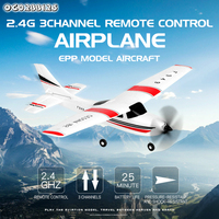 Kit de maquettes d'avions rapides à 3 canaux pour adultes avec télécommande électrique et caméra