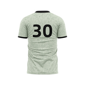 HEALY Dry Fit Polyester Sublimatie T-shirts Fabrikant Op Maat Voetbal V-hals T-shirts Heren - Product Image 2