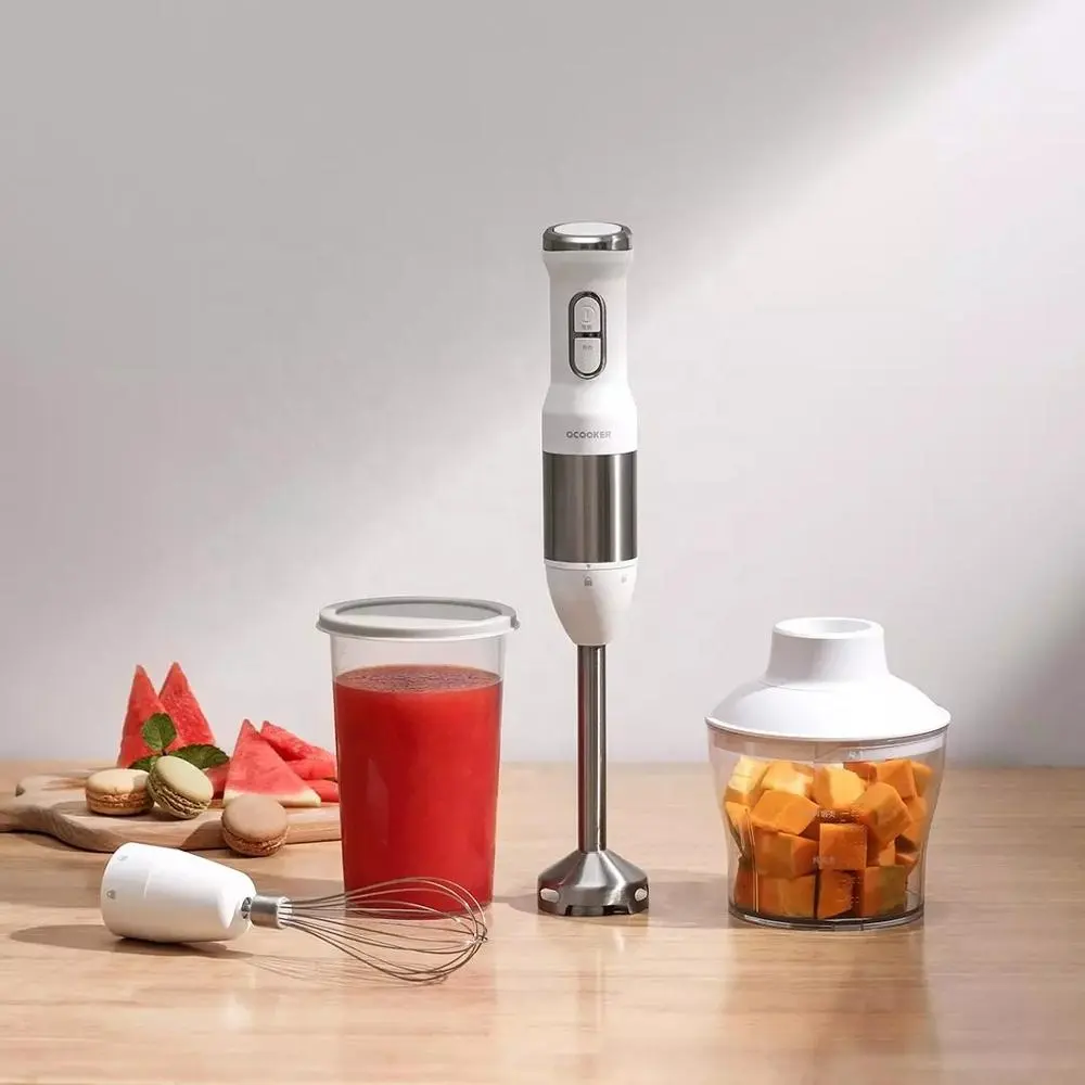 Xiaomi Qcooker — moulin à légumes électrique, avec bâton de cuisine à la main, broyeur, mixeur, robot de cuisine