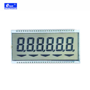 6 chữ số TN loại xe LCD hiển thị kỹ thuật số nhiên liệu Dispenser với nhân vật phân khúc hiển thị - Product Image 2